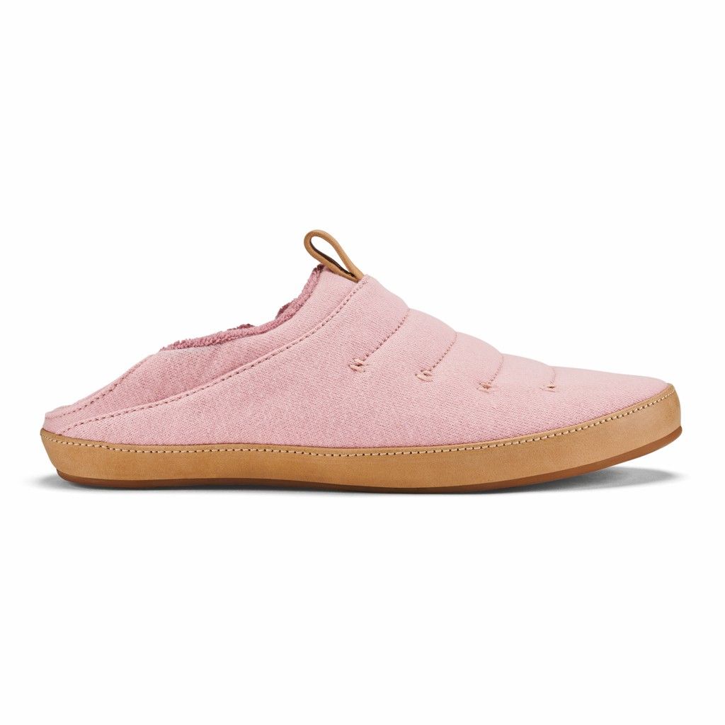 Olukai Women's Lania Slipper - Rose Sea Salt / Golden Sand US348-962